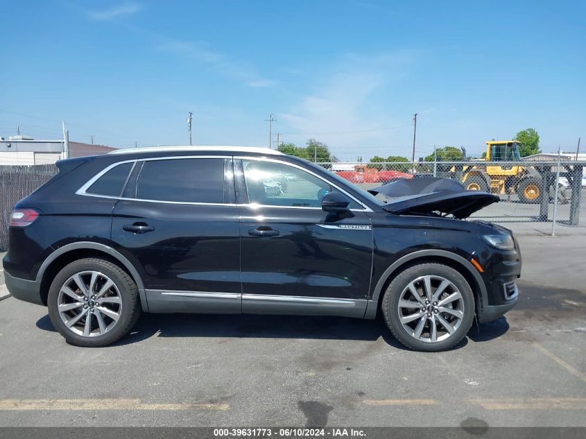 2019 Lincoln Nautilus Select VIN: 2LMPJ6K90KBL15151 Lot: 39631773