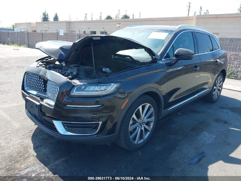 2019 Lincoln Nautilus Select VIN: 2LMPJ6K90KBL15151 Lot: 39631773