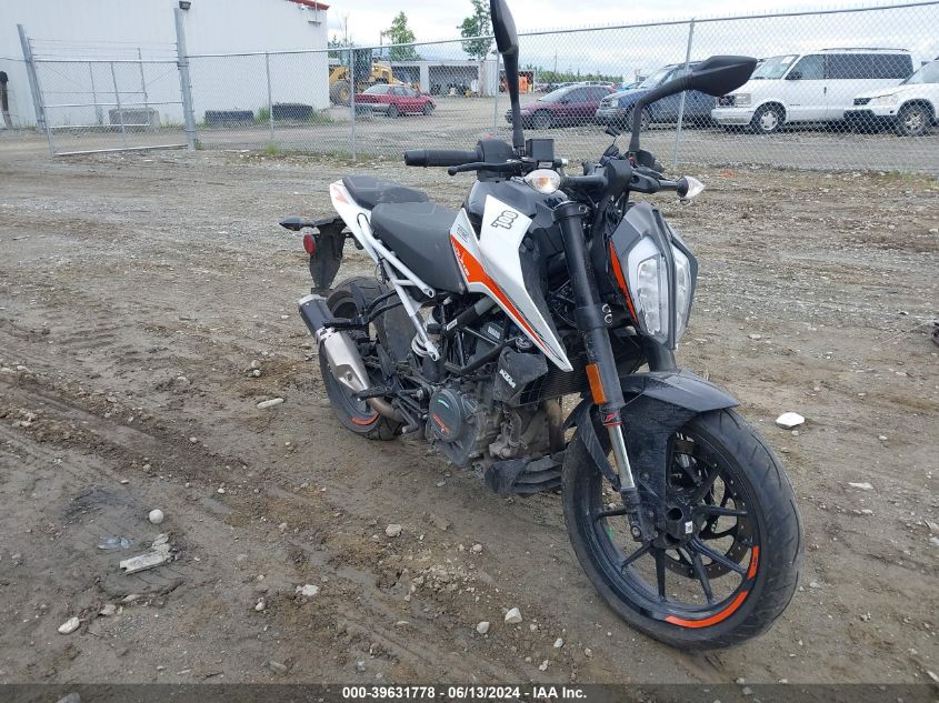 2022 Ktm 390 Duke VIN: MD2JPJ408NC253213 Lot: 39631778