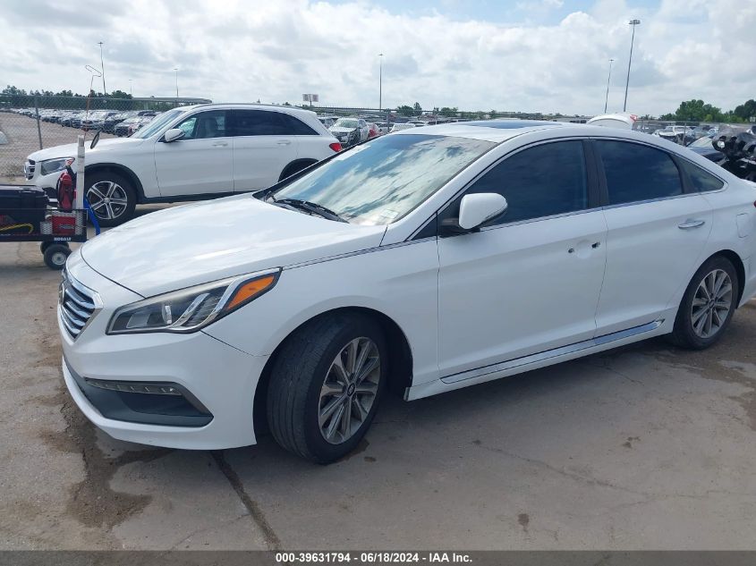 2017 Hyundai Sonata Limited VIN: 5NPE34AF7HH591644 Lot: 39631794