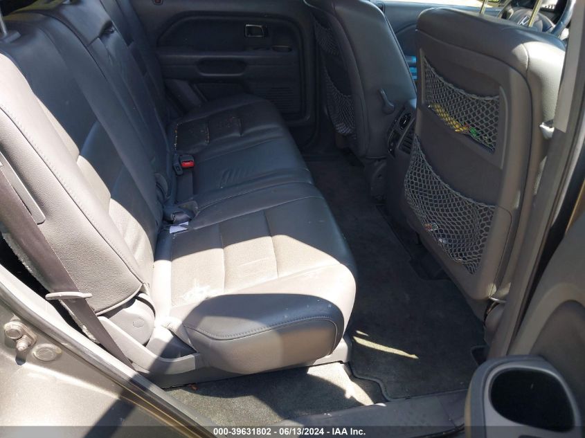 2007 Honda Pilot Ex-L VIN: 2HKYF18737H516441 Lot: 39631802