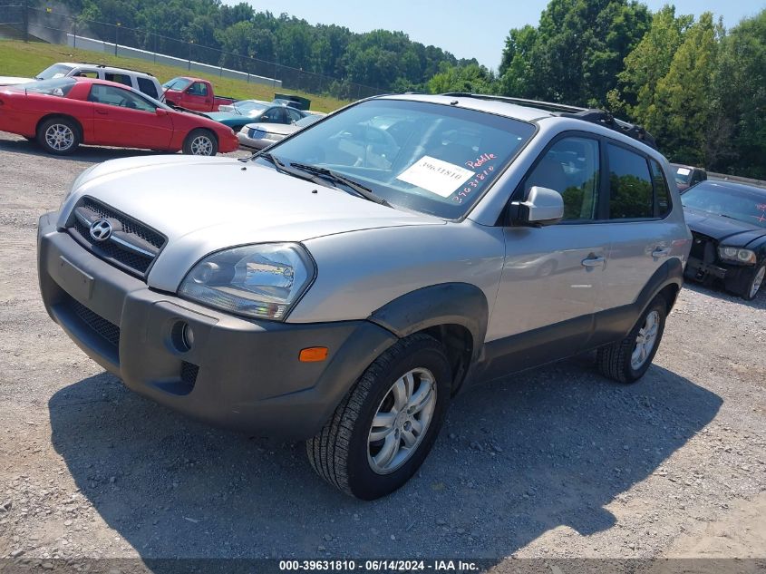 2006 Hyundai Tucson Gls/Limited VIN: KM8JN12D56U334081 Lot: 39631810