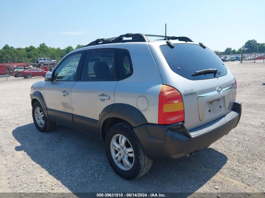 2006 Hyundai Tucson Gls/Limited VIN: KM8JN12D56U334081 Lot: 39631810