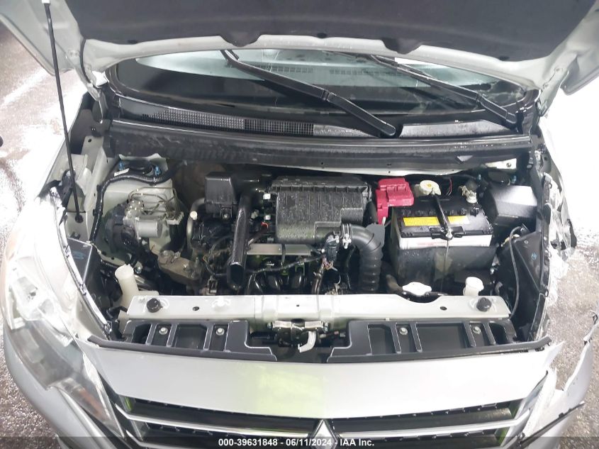 2022 Mitsubishi Mirage Es/Le VIN: ML32AUHJXNH009889 Lot: 39631848