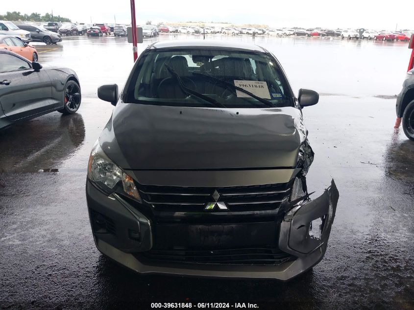 2022 Mitsubishi Mirage Es/Le VIN: ML32AUHJXNH009889 Lot: 39631848