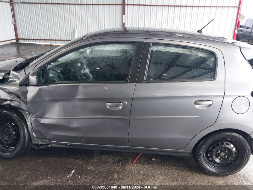 2022 Mitsubishi Mirage Es/Le VIN: ML32AUHJXNH009889 Lot: 39631848