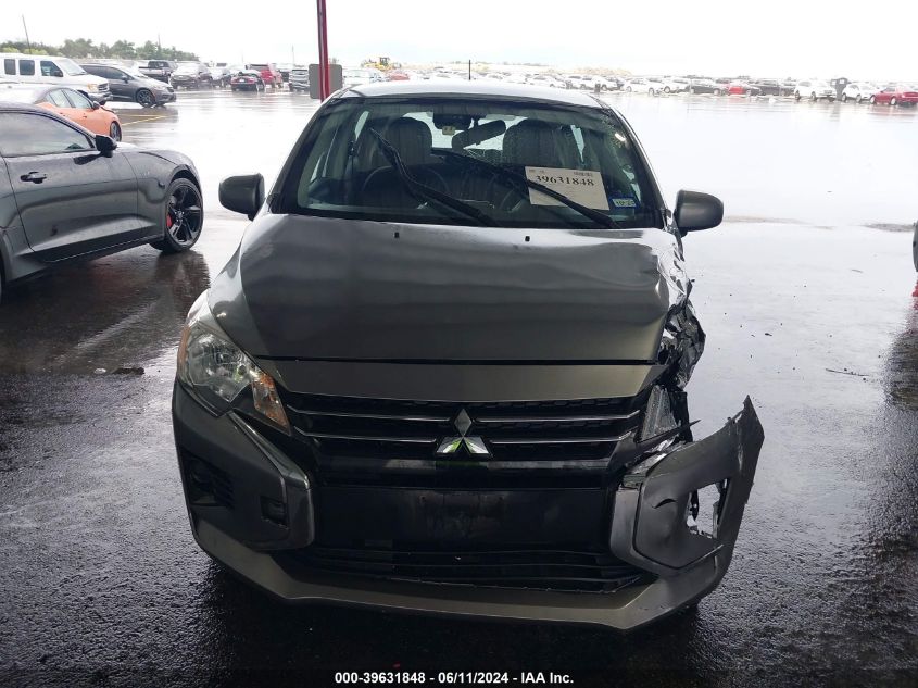 2022 Mitsubishi Mirage Es/Le VIN: ML32AUHJXNH009889 Lot: 39631848