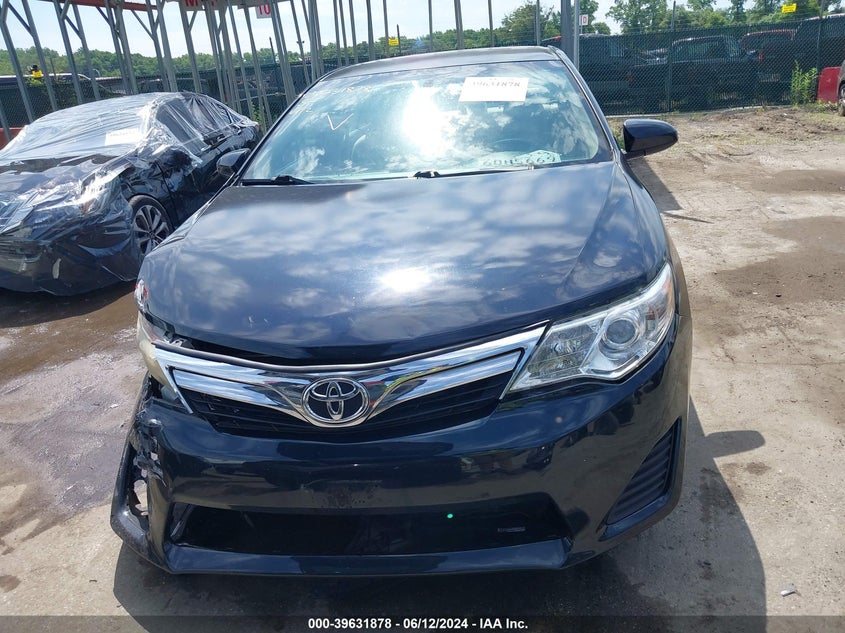 2012 Toyota Camry Le VIN: 4T1BF1FK1CU055295 Lot: 39631878