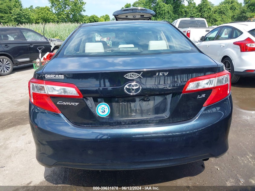 2012 Toyota Camry Le VIN: 4T1BF1FK1CU055295 Lot: 39631878