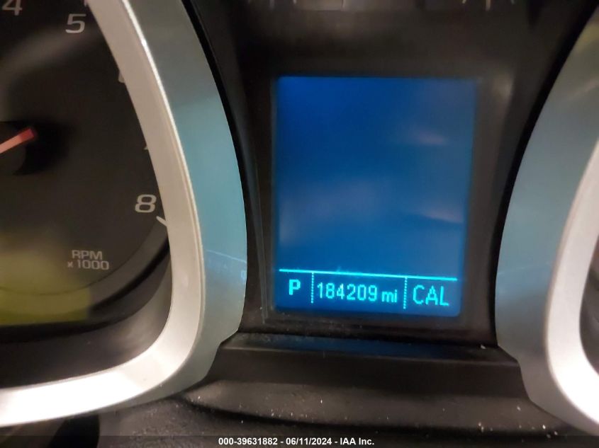 2013 Chevrolet Equinox Ltz VIN: 2GNALFEK5D6316877 Lot: 39631882