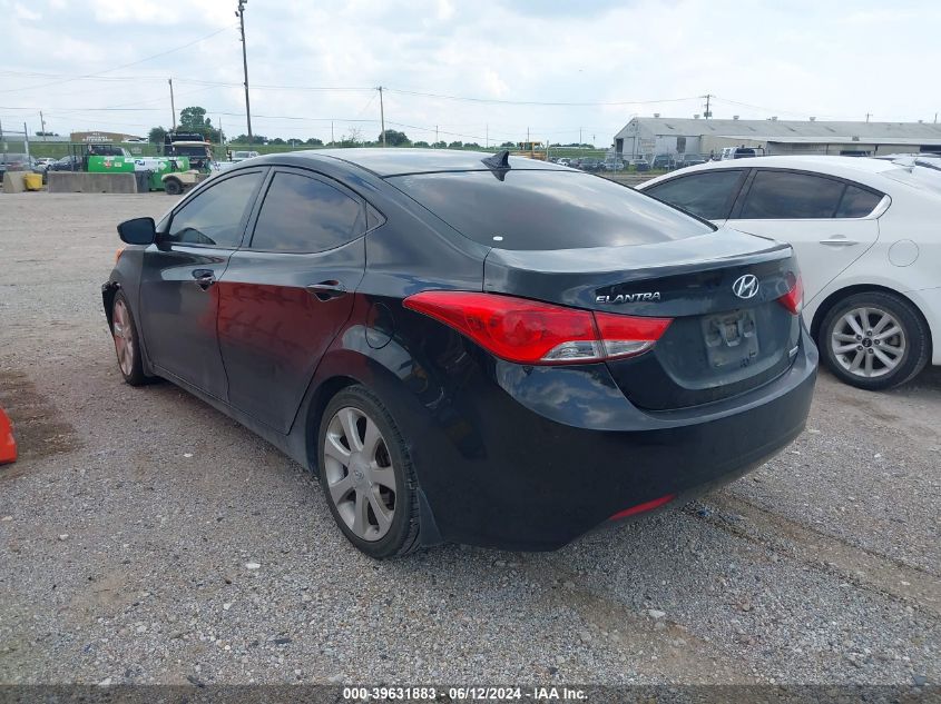 2013 Hyundai Elantra Limited VIN: 5NPDH4AE4DH405055 Lot: 39631883