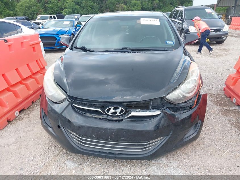 2013 Hyundai Elantra Limited VIN: 5NPDH4AE4DH405055 Lot: 39631883