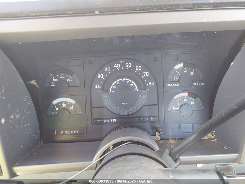 1989 Chevrolet Gmt-400 C1500 VIN: 1GCDC14K5KZ107926 Lot: 39631899