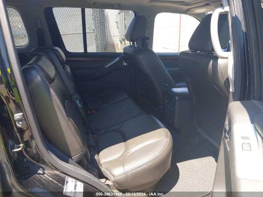 2011 Nissan Pathfinder Le VIN: 5N1AR1NB4BC617828 Lot: 39631945