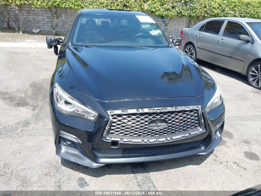 2018 Infiniti Q50 3.0T Red Sport 400 VIN: JN1FV7AP2JM461293 Lot: 39631948