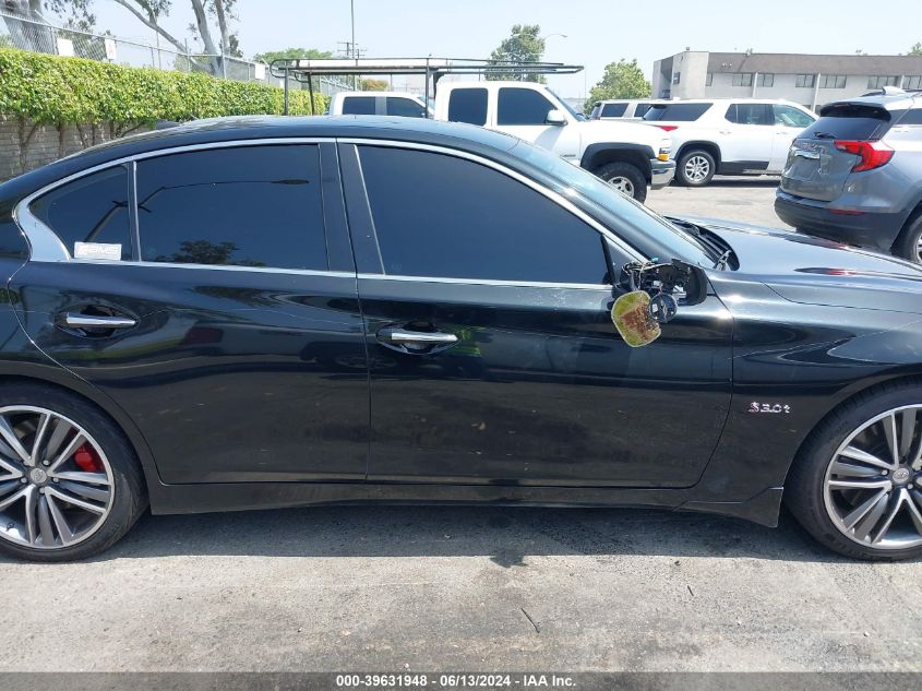 2018 Infiniti Q50 3.0T Red Sport 400 VIN: JN1FV7AP2JM461293 Lot: 39631948