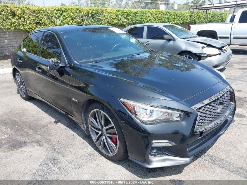 2018 Infiniti Q50 3.0T Red Sport 400 VIN: JN1FV7AP2JM461293 Lot: 39631948