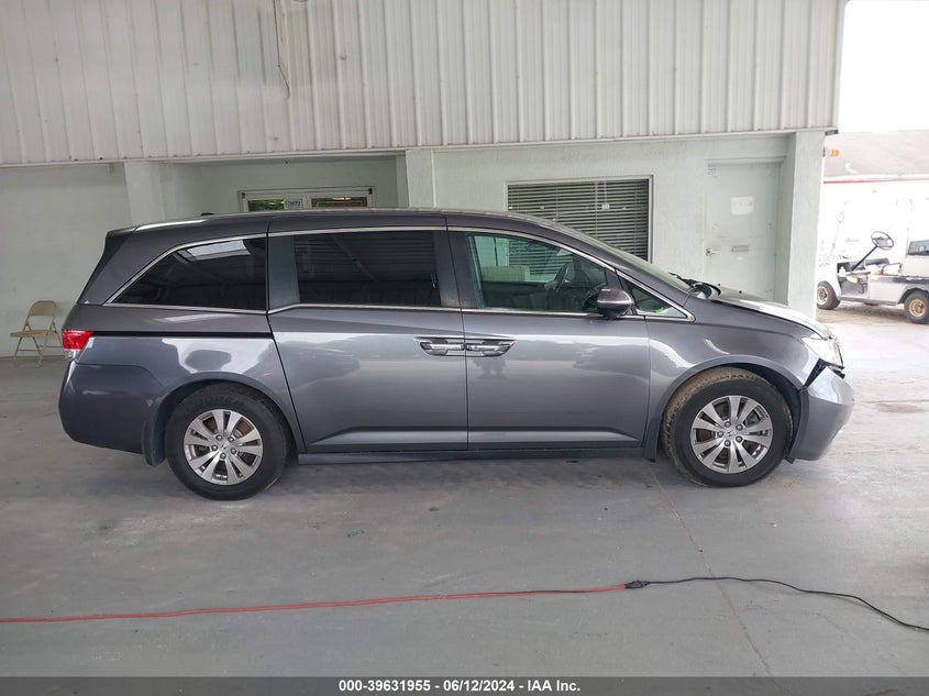 2016 Honda Odyssey Se VIN: 5FNRL5H32GB085509 Lot: 39631955