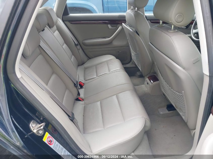 2007 Audi A4 2.0T VIN: WAUDF98E77A084789 Lot: 39631966