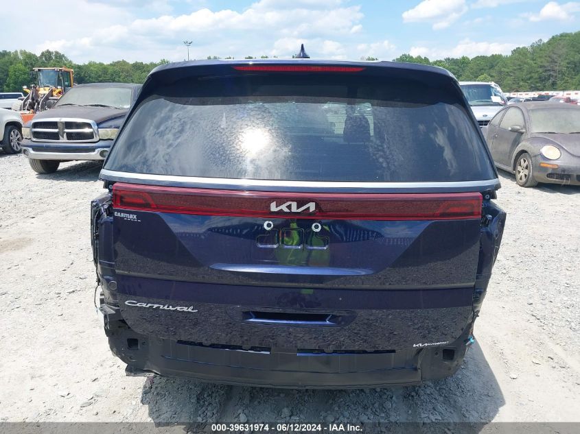 2022 Kia Carnival Mpv Lx VIN: KNDNB4H30N6189307 Lot: 39631974