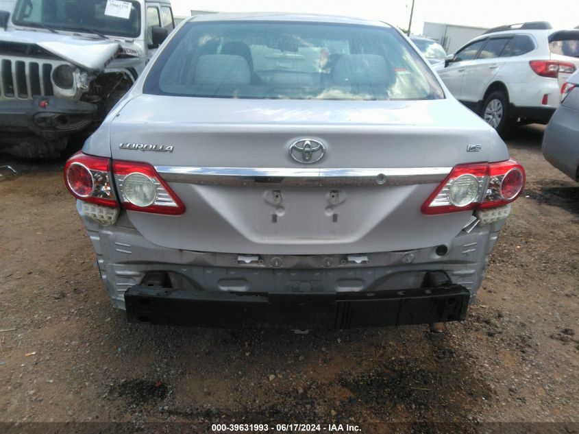 2011 Toyota Corolla Le VIN: 2T1BU4EEXBC586160 Lot: 39631993