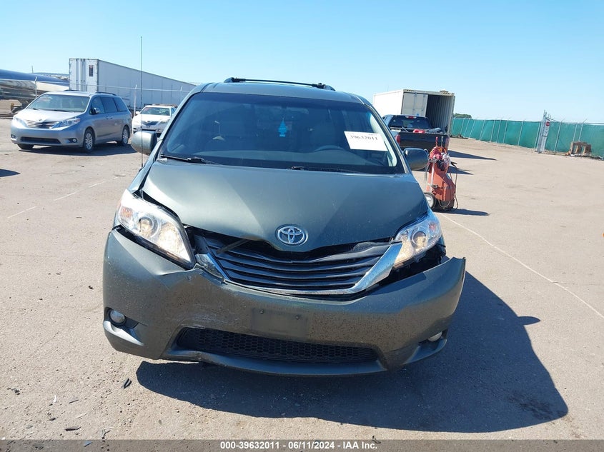 2013 Toyota Sienna Xle V6 8 Passenger VIN: 5TDYK3DC0DS397456 Lot: 39632011