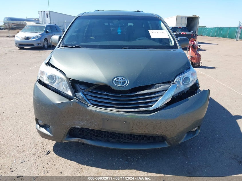 2013 Toyota Sienna Xle V6 8 Passenger VIN: 5TDYK3DC0DS397456 Lot: 39632011
