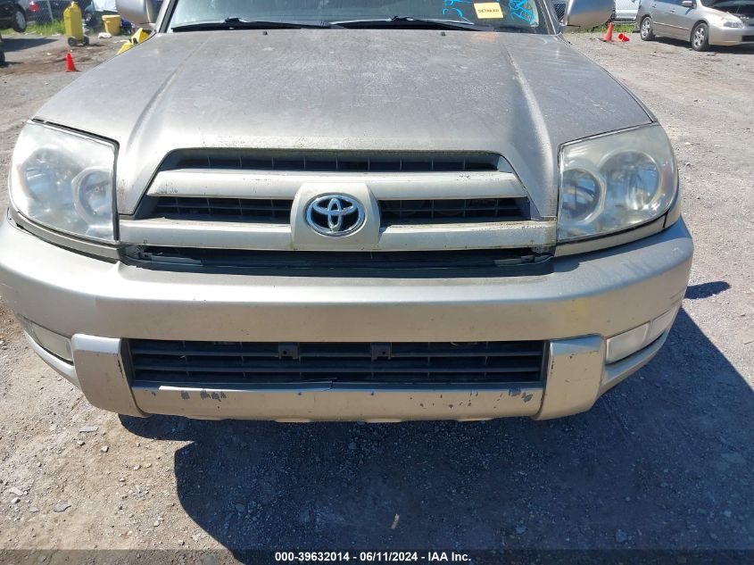 2005 Toyota 4Runner Limited V6 VIN: JTEBU17R758044430 Lot: 39632014