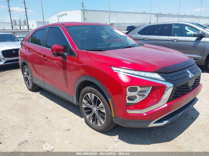 JA4ASWAA3NZ005912 2022 Mitsubishi Eclipse Cross Se/Se Special Edition/Sel/Sel Special Edition