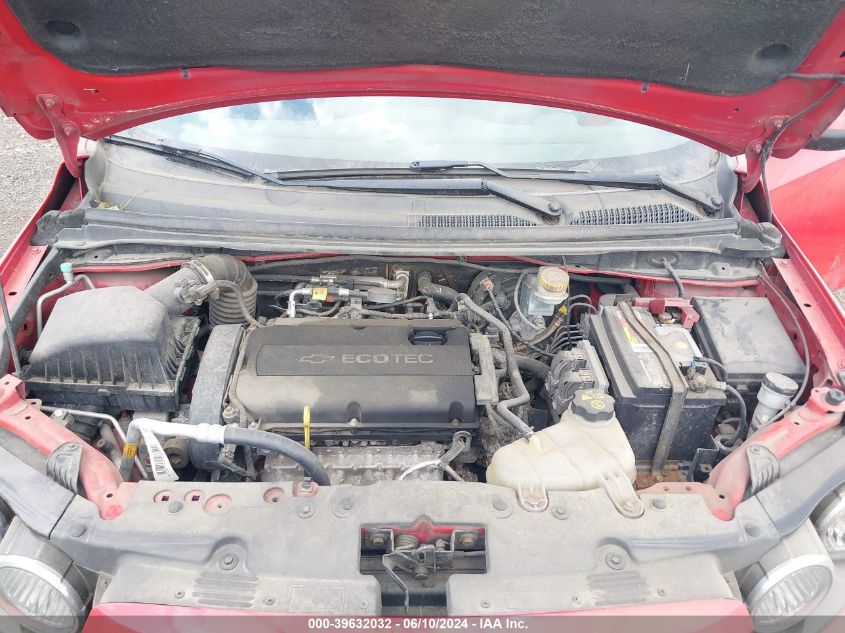 2012 Chevrolet Sonic 2Lt VIN: 1G1JC6SH2C4142146 Lot: 39632032