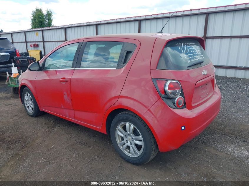 2012 Chevrolet Sonic 2Lt VIN: 1G1JC6SH2C4142146 Lot: 39632032