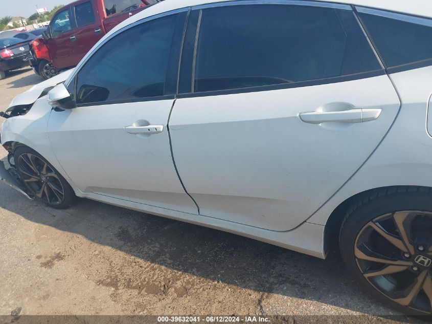 2019 Honda Civic Sport VIN: 2HGFC2F8XKH599001 Lot: 39632041