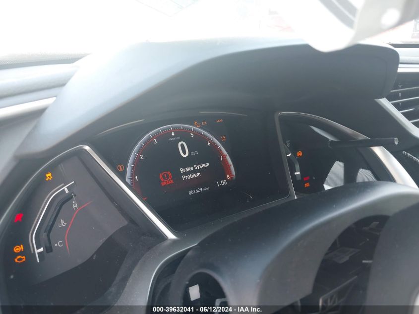 2019 Honda Civic Sport VIN: 2HGFC2F8XKH599001 Lot: 39632041