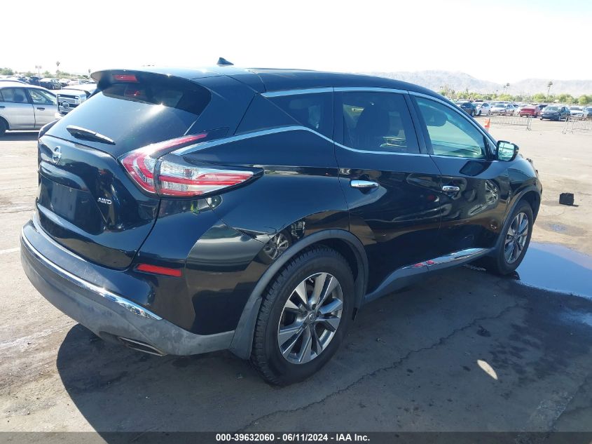 2015 Nissan Murano S VIN: 5N1AZ2MHXFN221635 Lot: 39632060