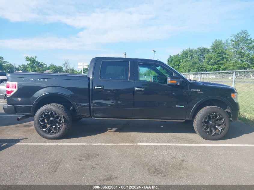 2013 Ford F-150 Limited VIN: 1FTFW1ET2DFD51738 Lot: 39632061