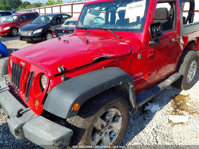 2012 Jeep Wrangler Sport VIN: 1C4AJWAG2CL253842 Lot: 39632066