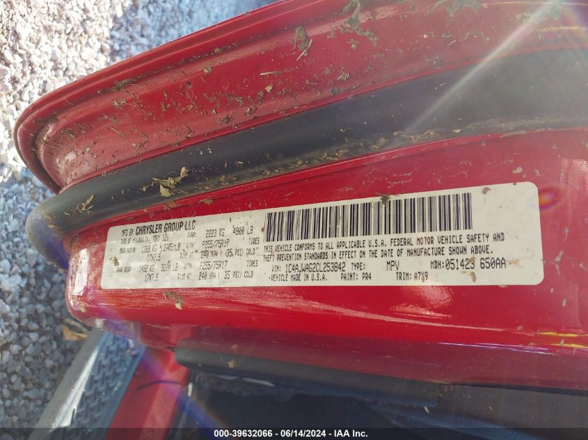 2012 Jeep Wrangler Sport VIN: 1C4AJWAG2CL253842 Lot: 39632066