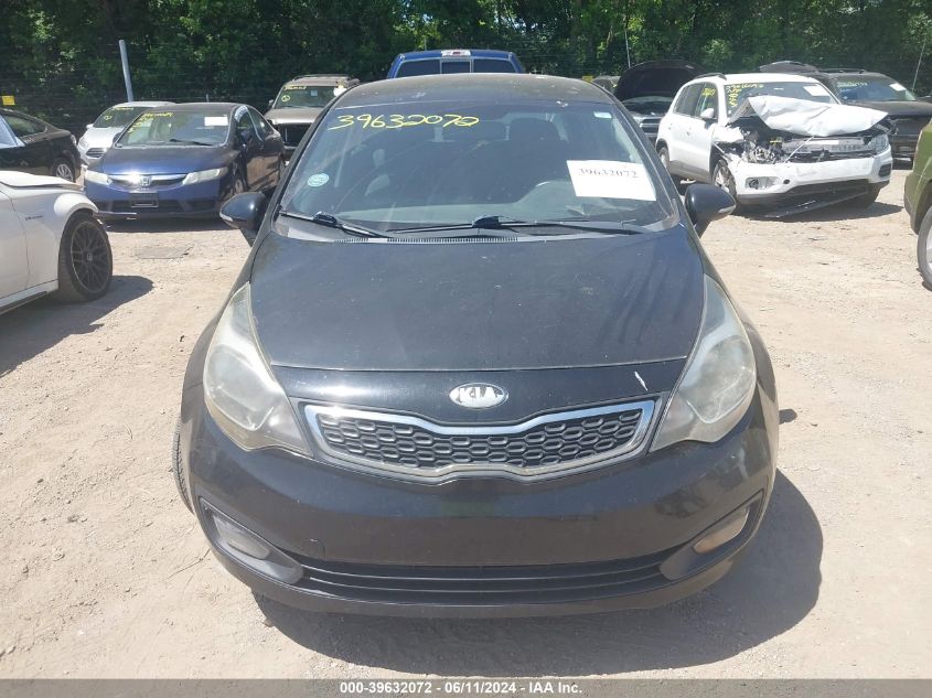 2013 Kia Rio Ex VIN: KNADN4A37D6158158 Lot: 39632072