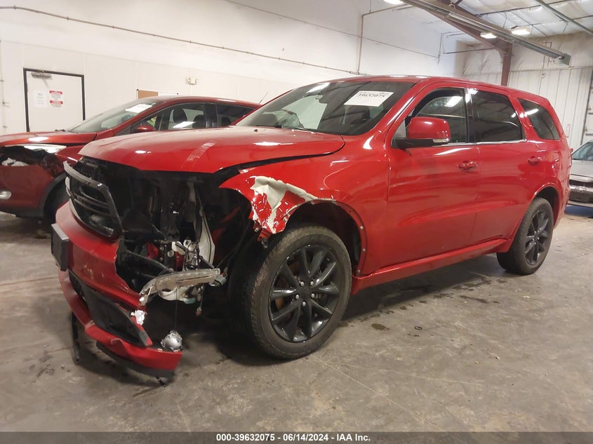 VIN 1C4RDJDG3HC908140 2017 DODGE DURANGO GT AWD