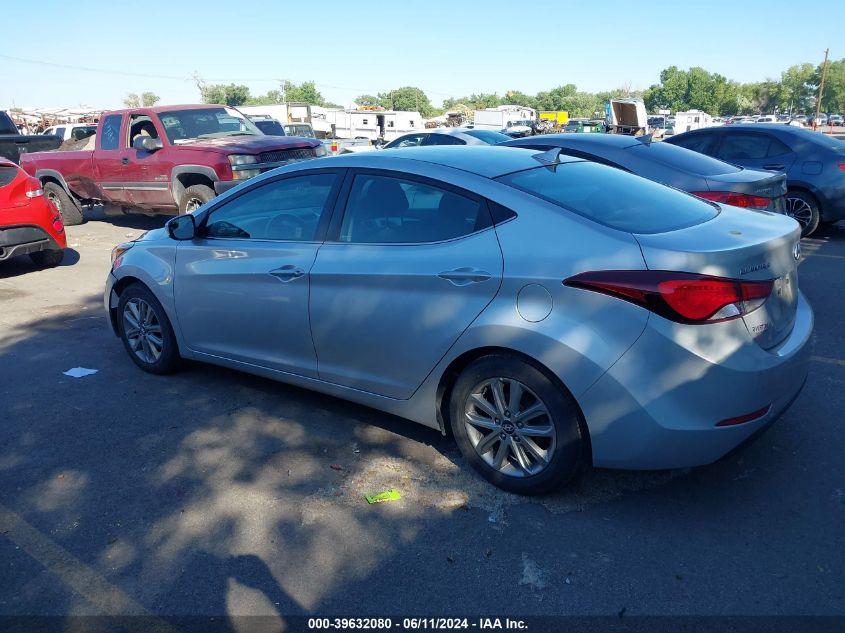 2015 Hyundai Elantra Se VIN: 5NPDH4AE8FH626161 Lot: 39632080