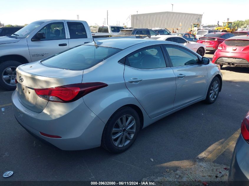 2015 Hyundai Elantra Se VIN: 5NPDH4AE8FH626161 Lot: 39632080