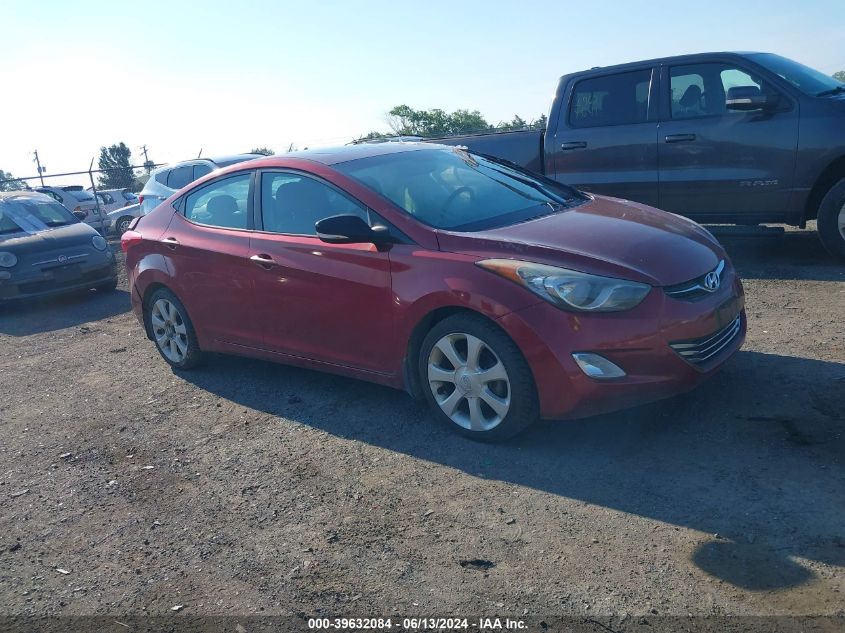 2013 Hyundai Elantra Limited VIN: 5NPDH4AE0DH235602 Lot: 39632084