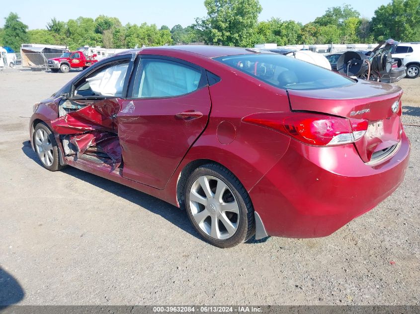 2013 Hyundai Elantra Limited VIN: 5NPDH4AE0DH235602 Lot: 39632084