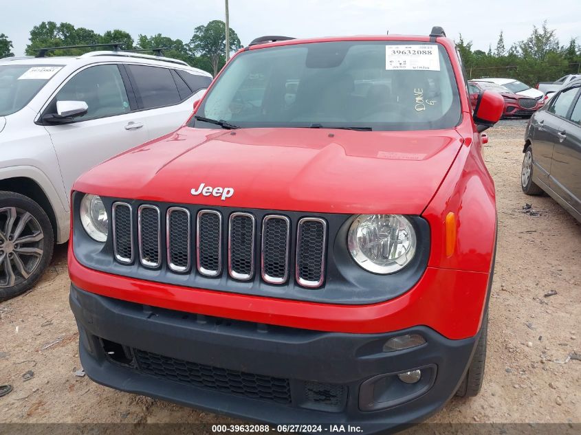 2016 Jeep Renegade Latitude VIN: ZACCJABTXGPD11463 Lot: 39632088