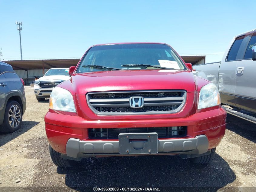 2004 Honda Pilot Ex-L VIN: 2HKYF18544H614114 Lot: 39632089