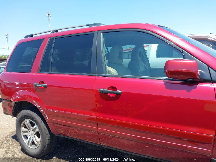 2004 Honda Pilot Ex-L VIN: 2HKYF18544H614114 Lot: 39632089