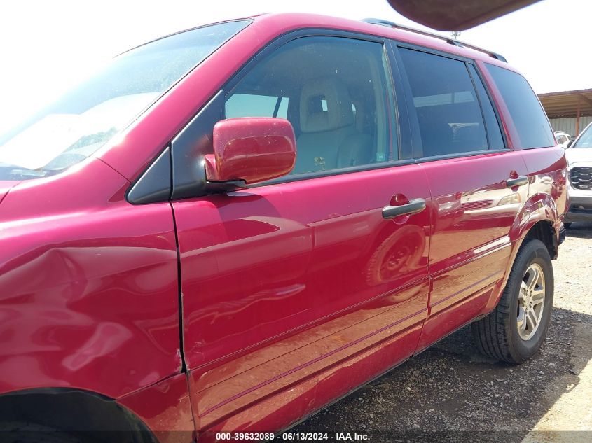 2004 Honda Pilot Ex-L VIN: 2HKYF18544H614114 Lot: 39632089