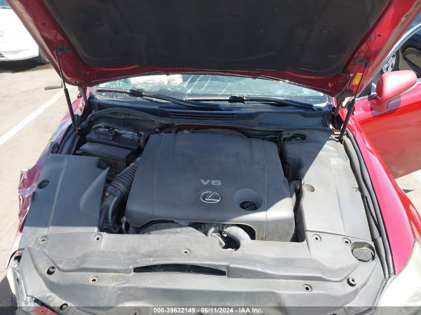 2013 Lexus Is 250 VIN: JTHBF5C20D5189001 Lot: 39632149