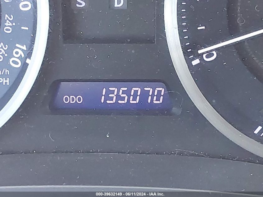 2013 Lexus Is 250 VIN: JTHBF5C20D5189001 Lot: 39632149