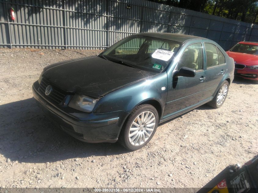 2001 Volkswagen Jetta Gls VIN: 3VWSC29M01M062494 Lot: 39632156